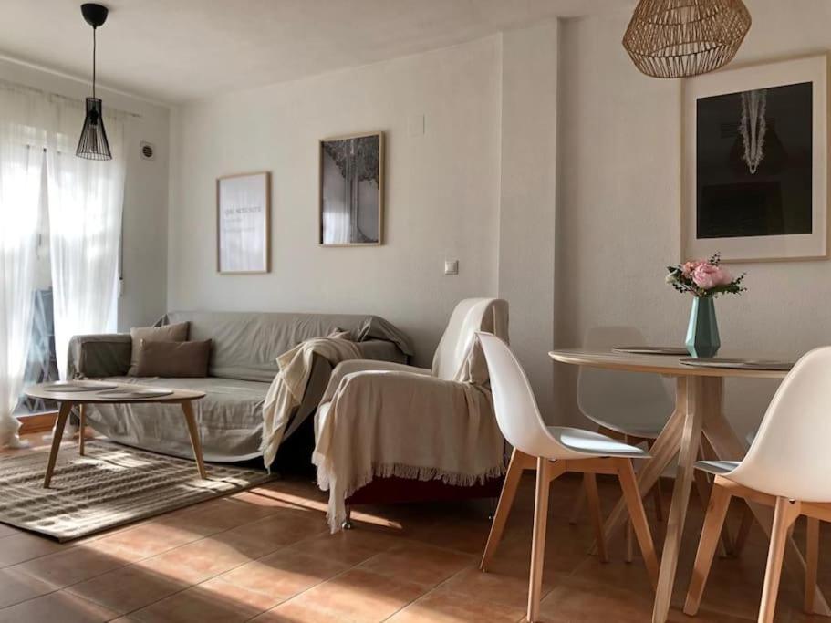 Soleado Apartamento Con Piscina Y Terraza Privada. 阿尔比尔 外观 照片